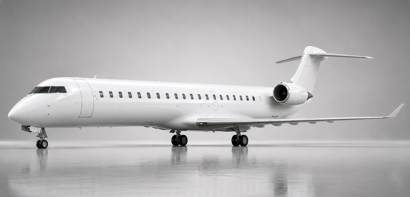 Blank Airbus A320 aircraft